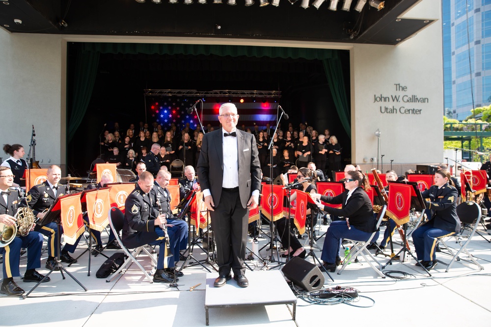 Utah National Guard’s 23rd Army Band performs at the Armed Forces Day Concert