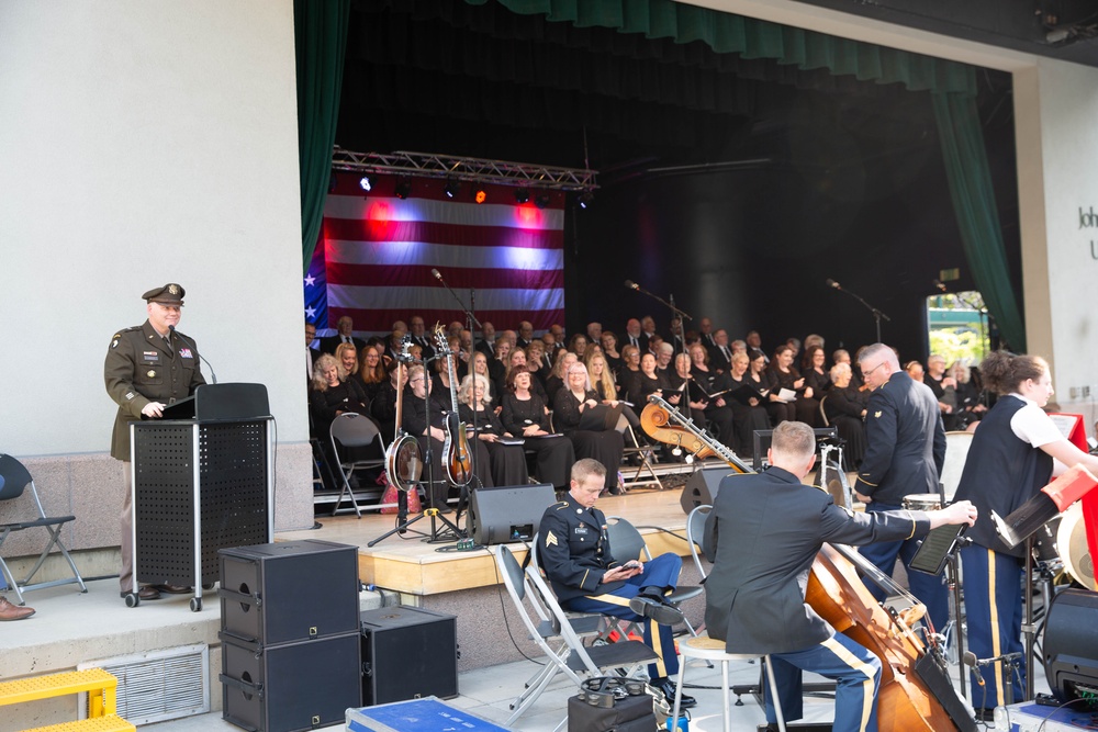 Utah National Guard’s 23rd Army Band performs at the Armed Forces Day Concert