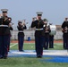 Quantico Marine Band performs at Hauppauge High School on Long Island, New York during Fleet Week