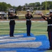 Quantico Marine Band performs at Hauppauge High School on Long Island, New York during Fleet Week