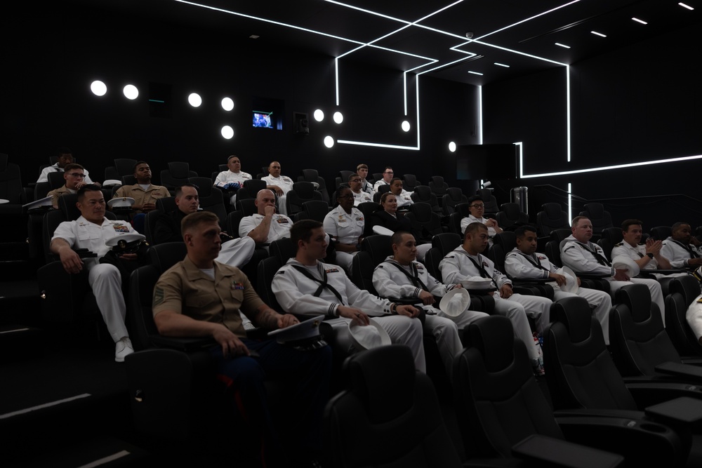 Marines, Sailors tour NFL Network studio during LA Fleet Week