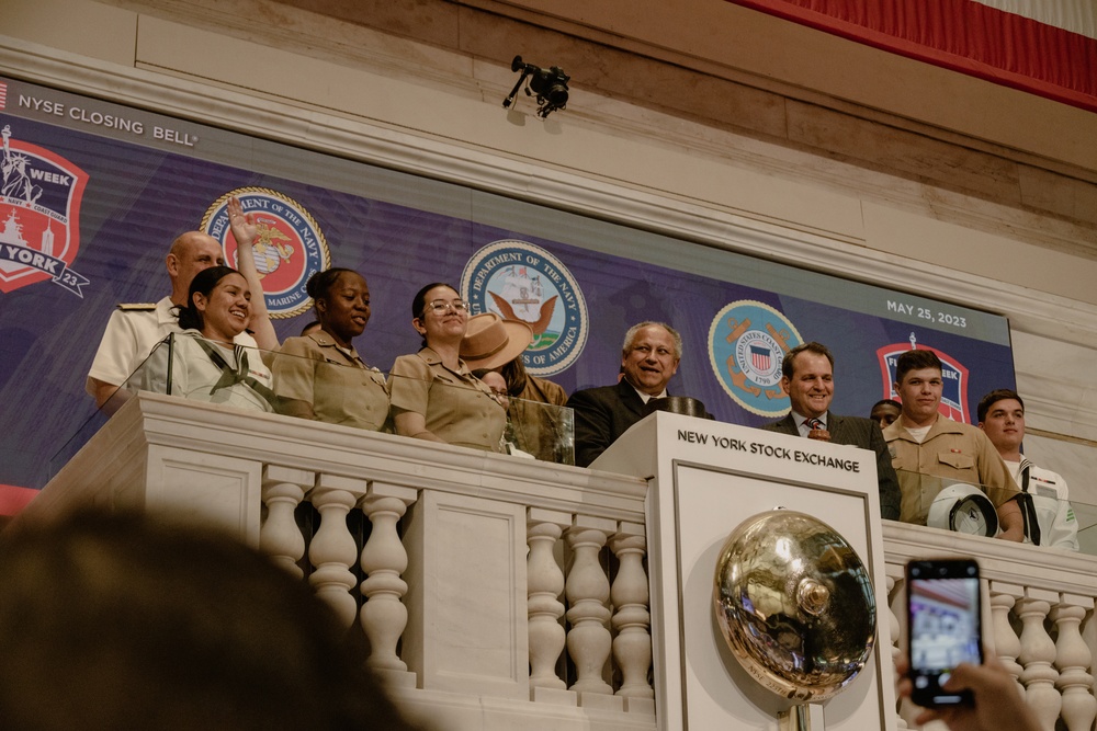 New York Fleet Week: Closing Bell Ceremony