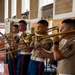 USMC Band perform at the Union Station during the Los Angeles Navy Fleet Week