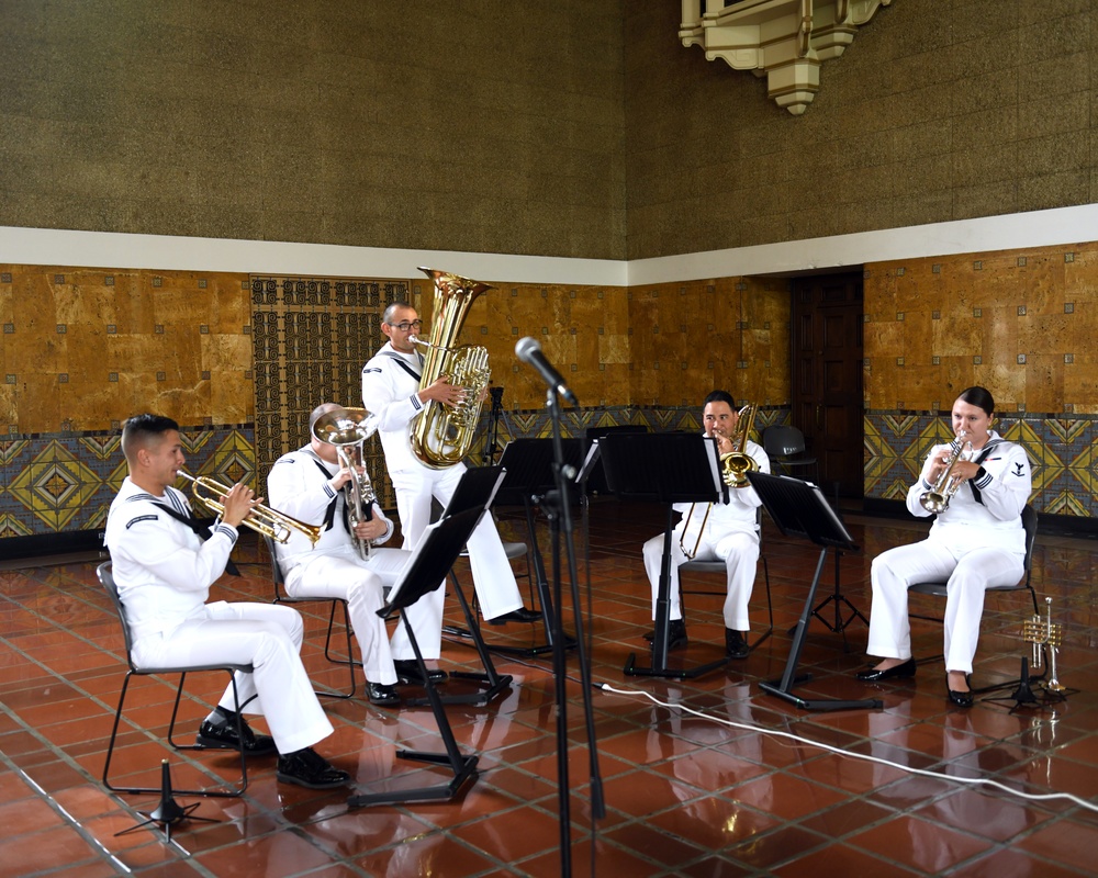 Navy Band Southwest  Performs at Union Station