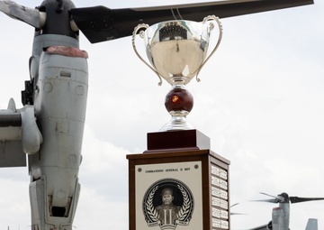 Marine Medium Tiltrotor Squadron (VMM) 266 receives the II MEF &quot;Chesty&quot; Puller award