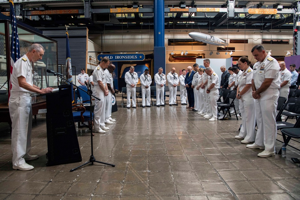 Reserve Sailor of the Year 2022 ceremony at National Museum of the US Navy.