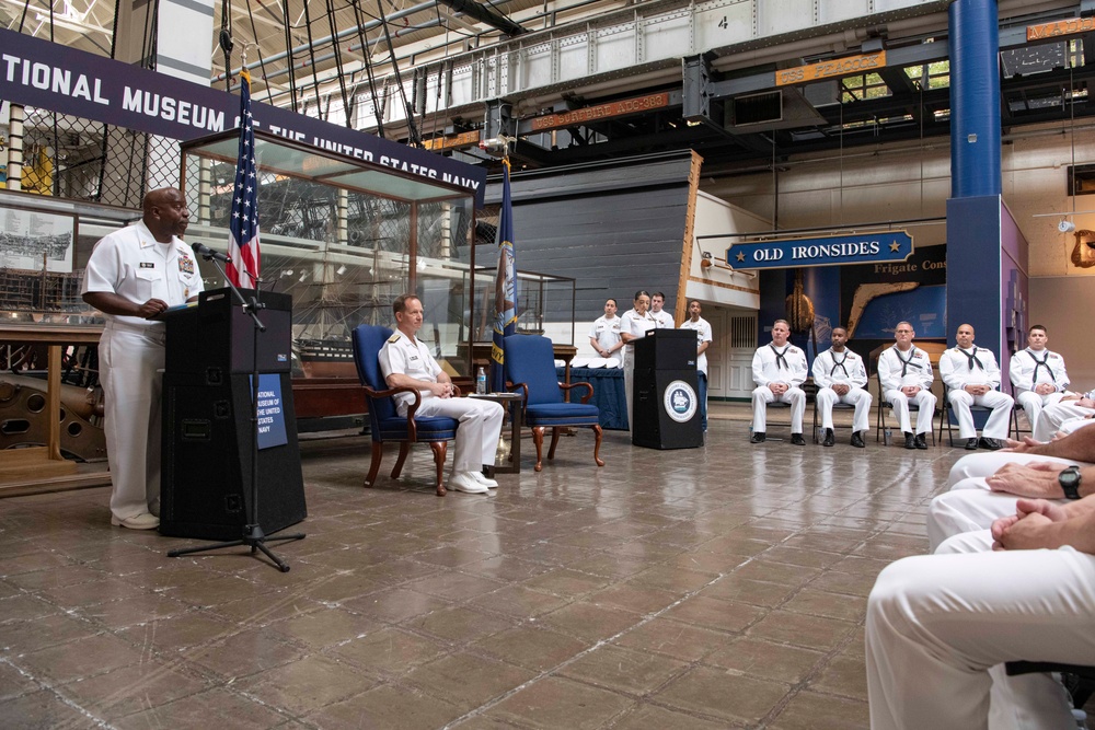 Reserve Sailor of the Year 2022 ceremony at National Museum of the US Navy.