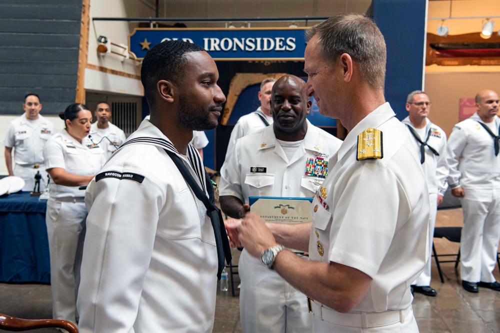 Reserve Sailor of the Year 2022 ceremony at National Museum of the US Navy.