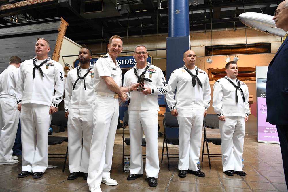 Reserve Sailor of the Year 2022 ceremony at National Museum of the US Navy.