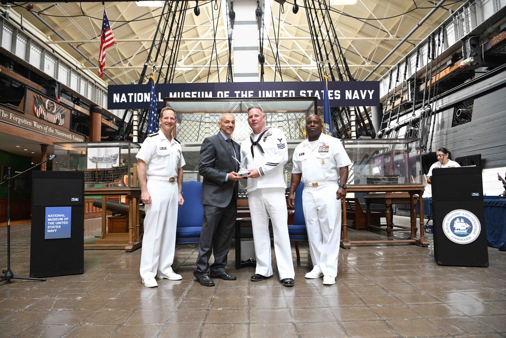 Reserve Sailor of the Year 2022 ceremony at National Museum of the US Navy.