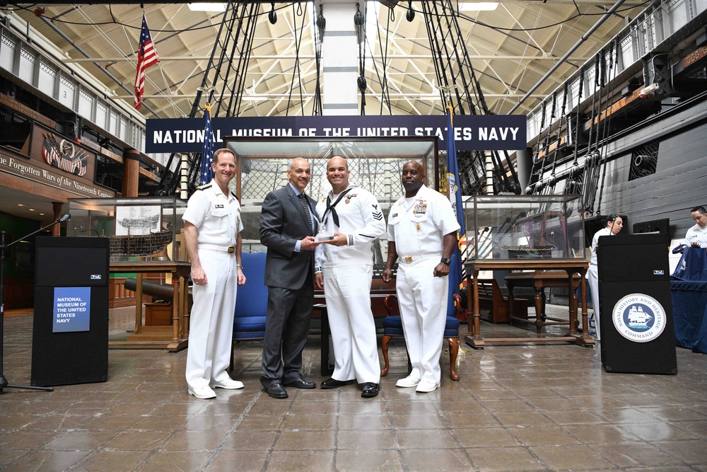 Reserve Sailor of the Year 2022 ceremony at National Museum of the US Navy.