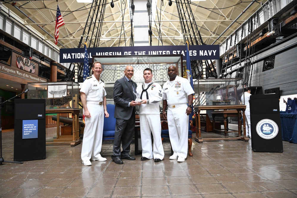 Reserve Sailor of the Year 2022 ceremony at National Museum of the US Navy.