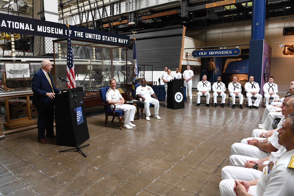 Reserve Sailor of the Year 2022 ceremony at National Museum of the US Navy.