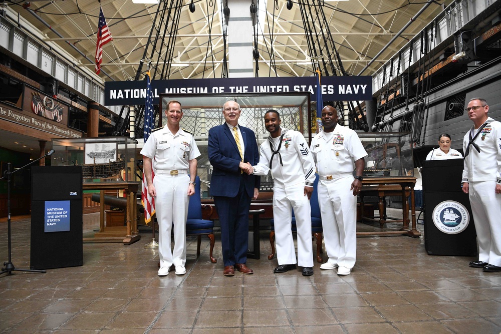 Reserve Sailor of the Year 2022 ceremony at National Museum of the US Navy.