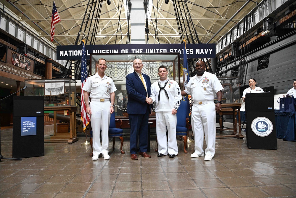 Reserve Sailor of the Year 2022 ceremony at National Museum of the US Navy.