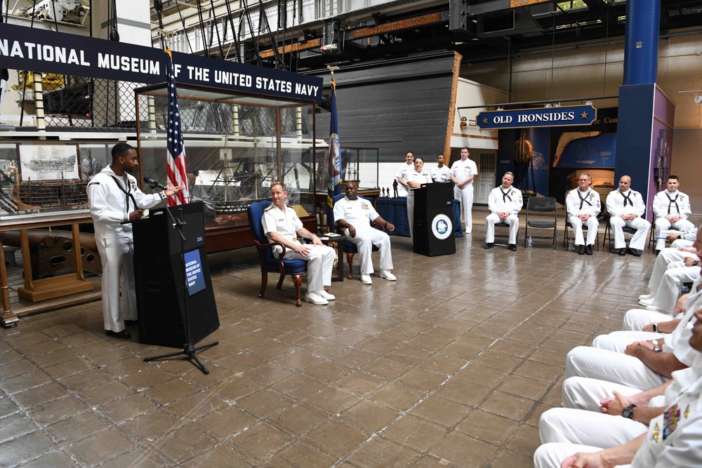 Reserve Sailor of the Year 2022 ceremony at National Museum of the US Navy.