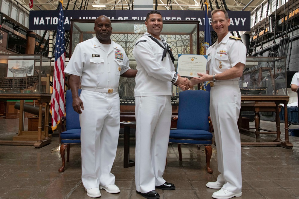 Reserve Sailor of the Year 2022 ceremony at National Museum of the US Navy.