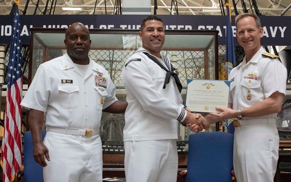 Reserve Sailor of the Year 2022 ceremony at National Museum of the US Navy.