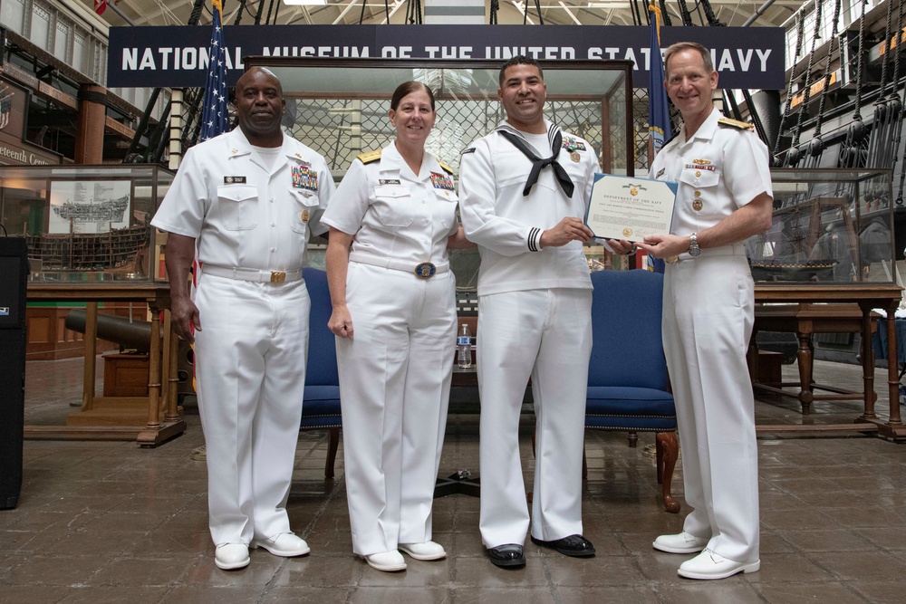 Reserve Sailor of the Year 2022 ceremony at National Museum of the US Navy.