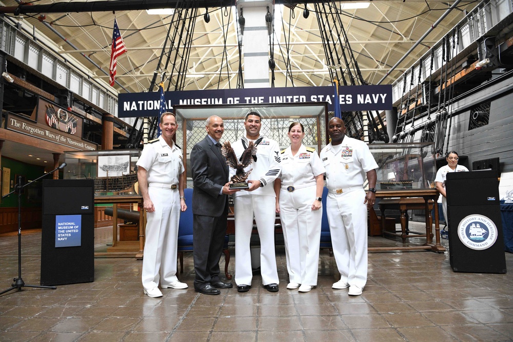 Reserve Sailor of the Year 2022 ceremony at National Museum of the US Navy.