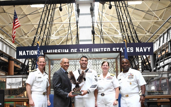 Reserve Sailor of the Year 2022 ceremony at National Museum of the US Navy.