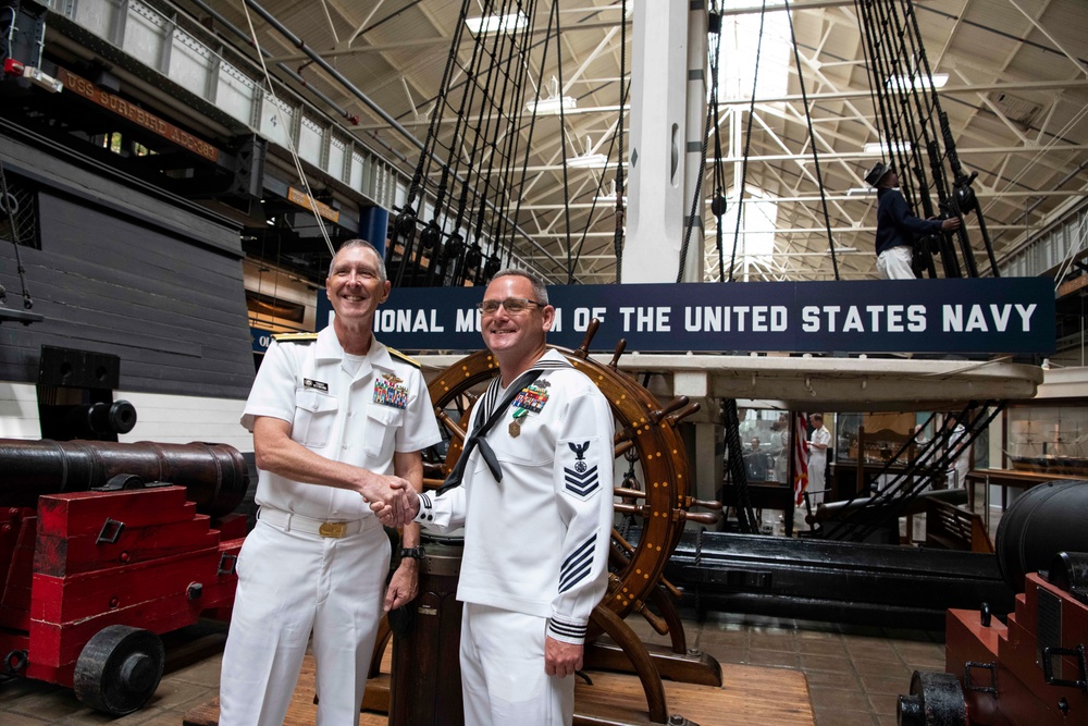 Reserve Sailor of the Year 2022 ceremony at National Museum of the US Navy.