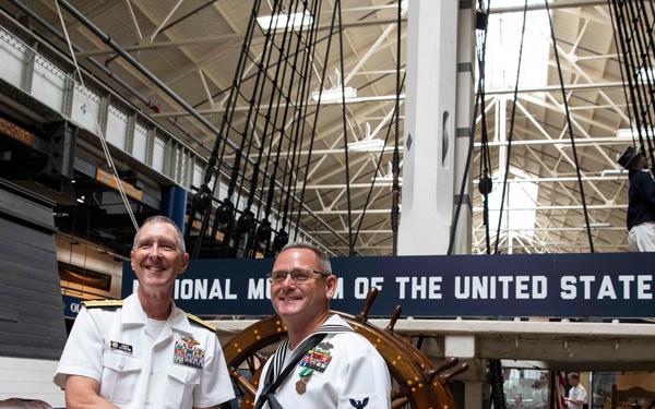 Reserve Sailor of the Year 2022 ceremony at National Museum of the US Navy.