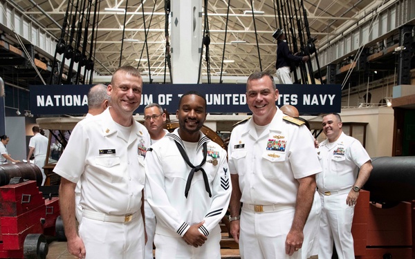 Reserve Sailor of the Year 2022 ceremony at National Museum of the US Navy.
