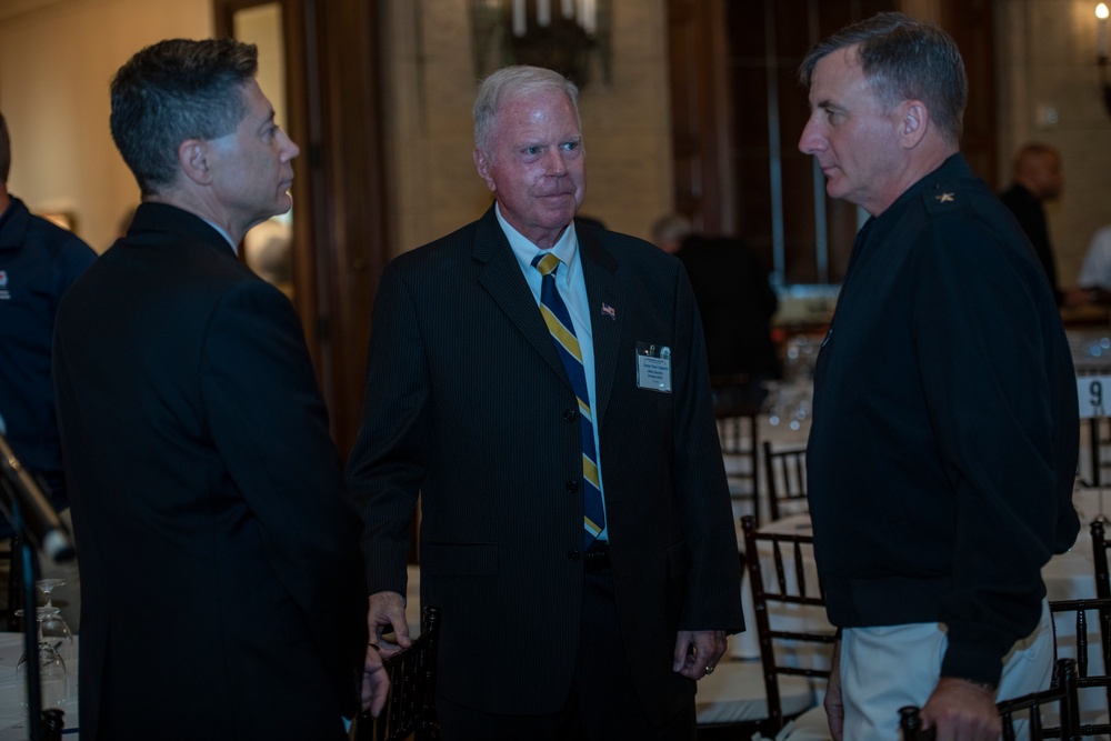 Service Members take part in a leadership Summit.
