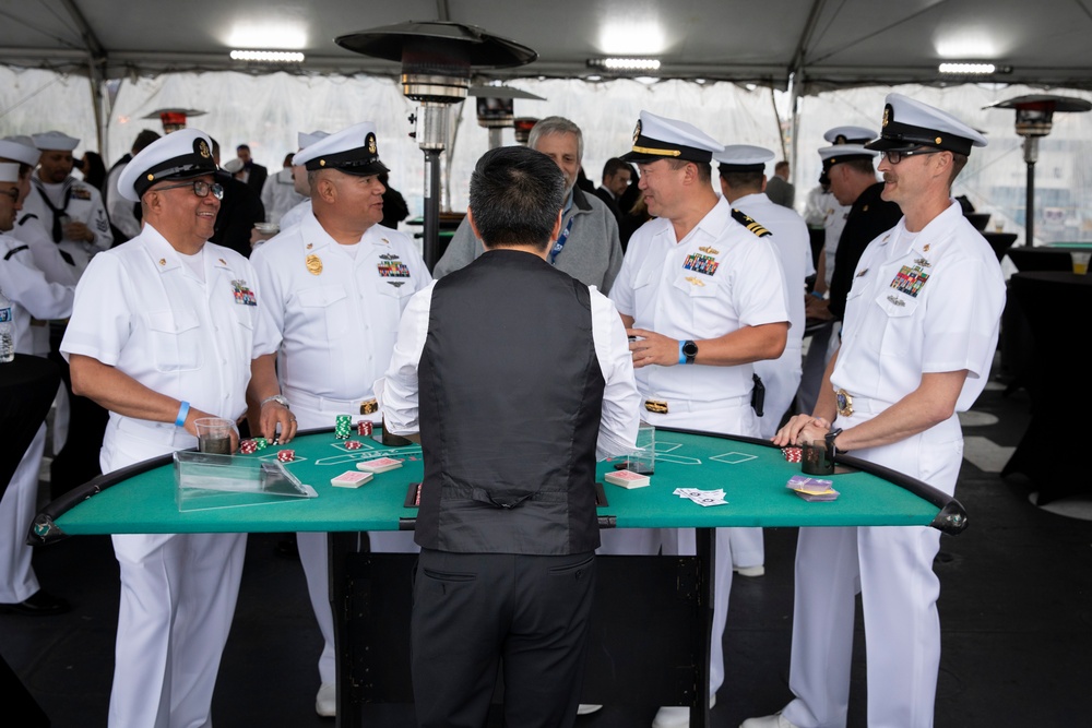 Game Night Aboard USS Iowa During LAFW