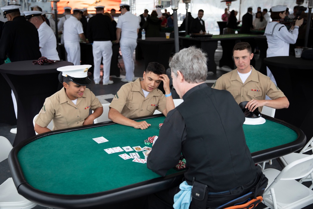 Game Night Aboard USS Iowa During LAFW