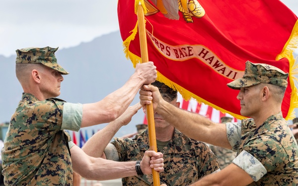 Marine Corps Base Hawaii Change of Command Ceremony 2023