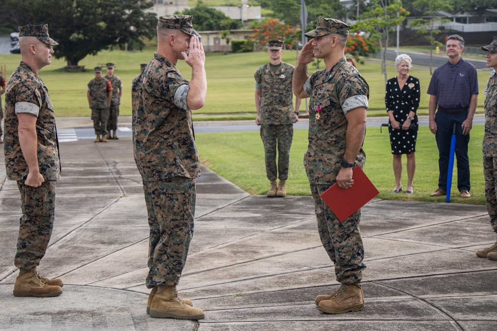 MCBH Commanding Officer is Awarded the Legion of Merit