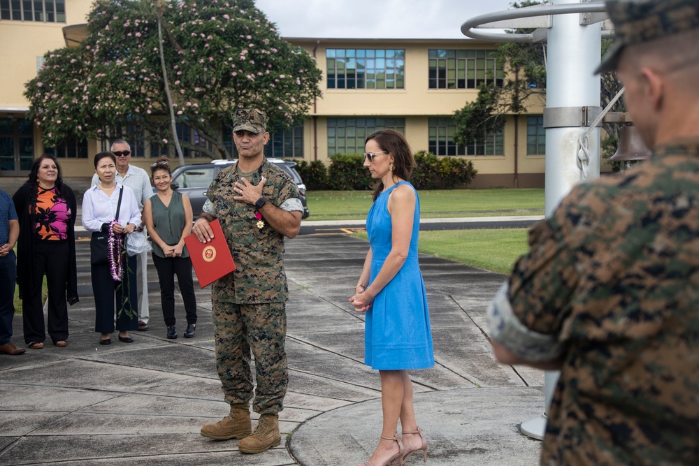 MCBH Commanding Officer is Awarded the Legion of Merit