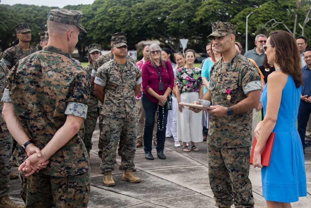 MCBH Commanding Officer is Awarded the Legion of Merit