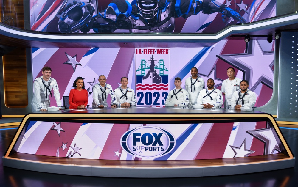 Fox Studios hosts tour for Sailors and Marines