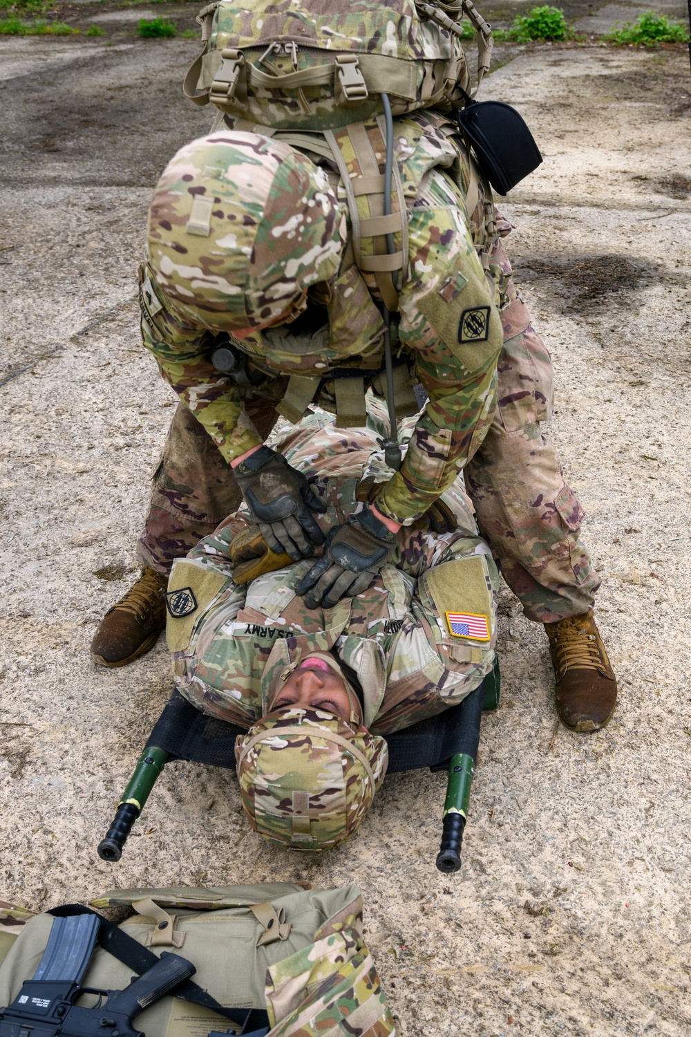 USANEC BE STX with Belgian Para-Commandos