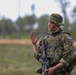 Estonian soldier during his interview with NATO