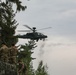 Apache Helicopter firing on targets at Spring Storm 23