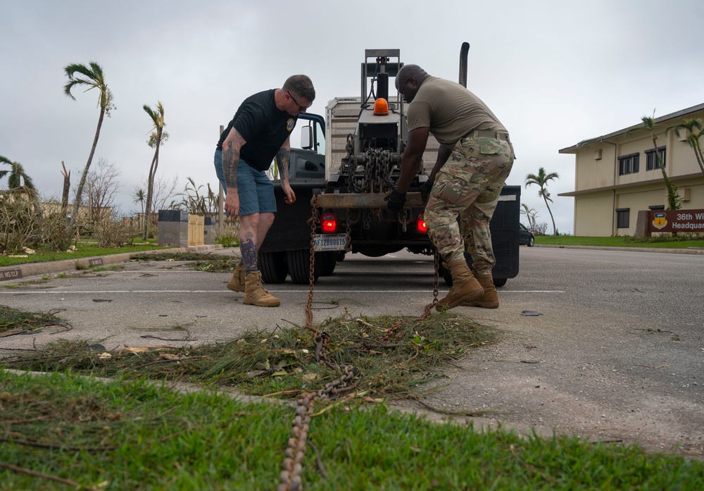 Team Andersen conducts recovery operations after Typhoon Mawar