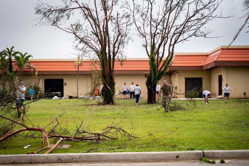 Team Andersen conducts recovery operations after Typhoon Mawar