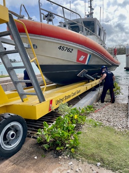 U.S. Coast Guard Forces Micronesia Sector Guam continues assessments, reconstitution after Typhoon Mawar