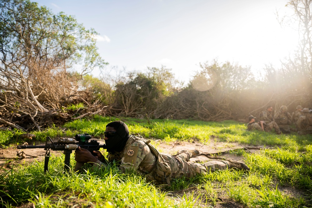 Dismounted Patrol in Manda Bay