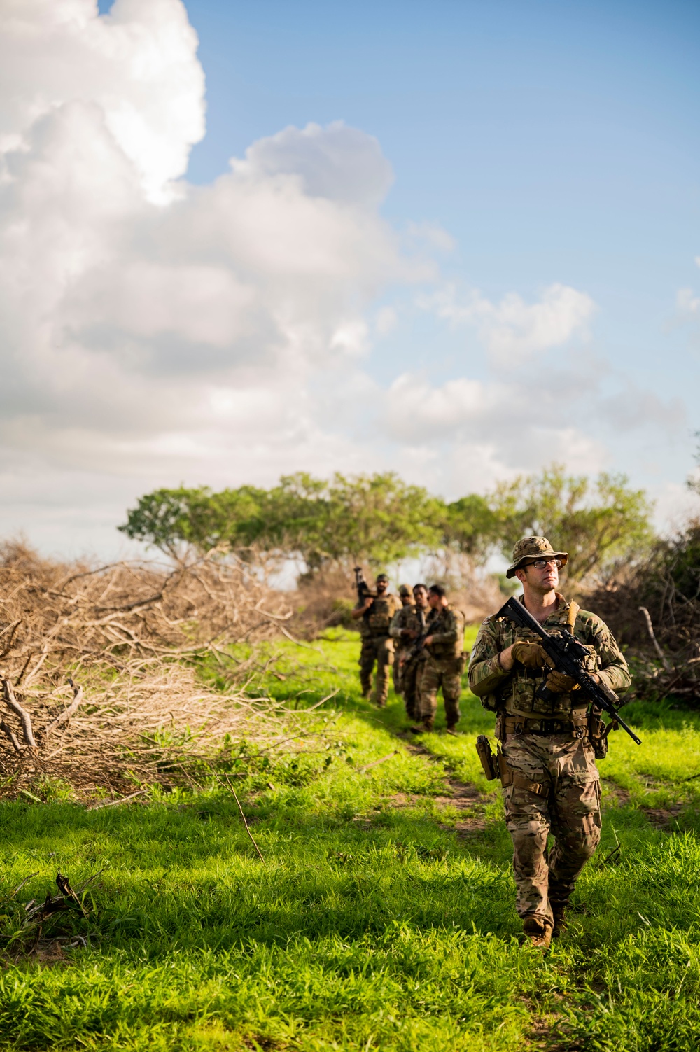 Dismounted Patrol in Manda Bay