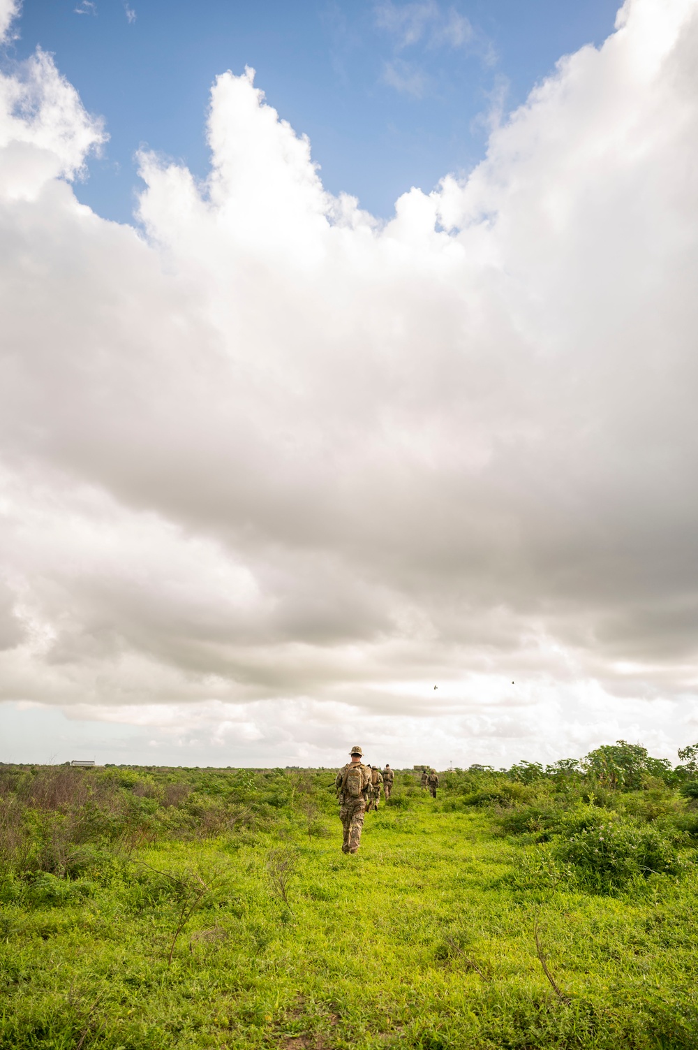 Dismounted Patrol in Manda Bay