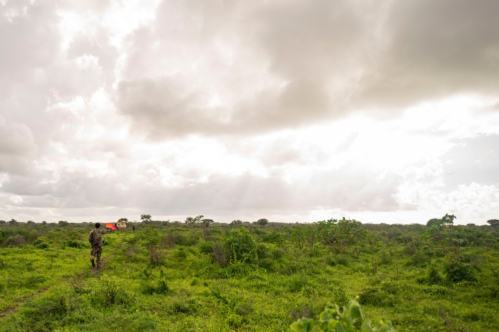 Dismounted Patrol in Manda Bay