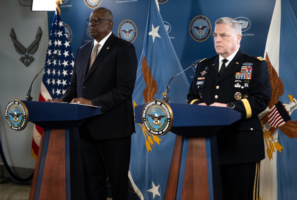 Secretary Austin, CJCS Milley conduct Joint Press Conference