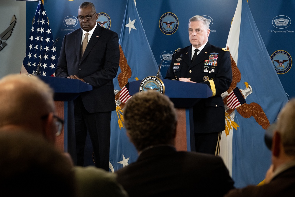 Secretary Austin, CJCS Milley conduct Joint Press Conference