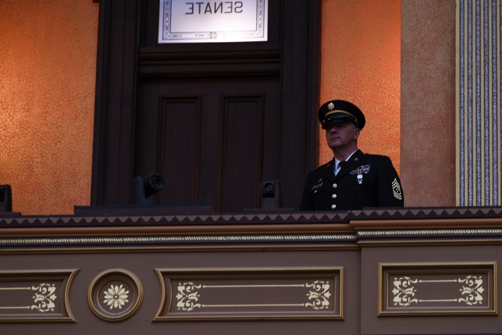 Michigan National Guard participates in the Senate Memorial Day Service Ceremony