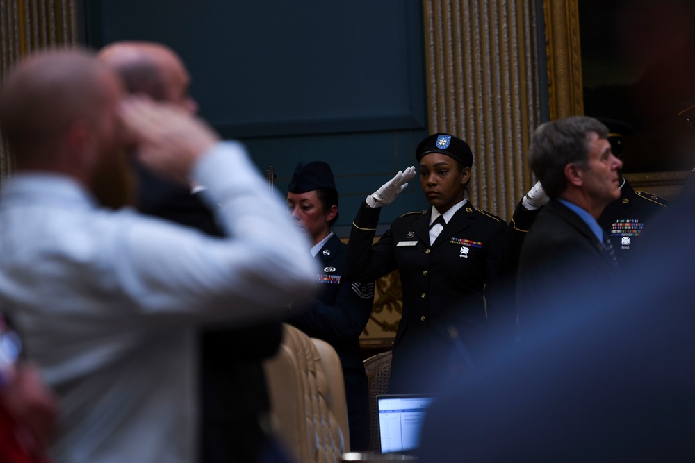 Michigan National Guard participates in the Senate Memorial Day Service Ceremony